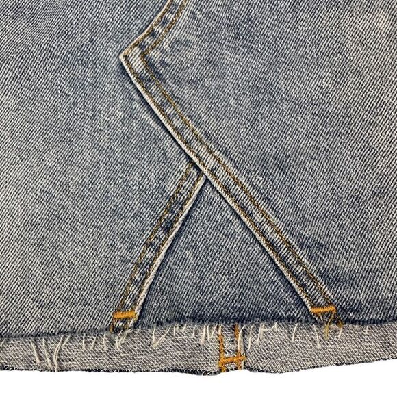 Zara Women's Denim Skirt with Stripe down the side size Small - Picture 5 of 8